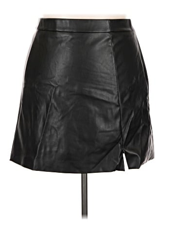 Banana Republic Factory Store Faux Leather Skirt (view 1)
