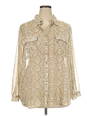 Dana Buchman Long Sleeve Blouse (view 1)