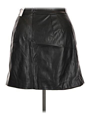 Banana Republic Factory Store Faux Leather Skirt (view 2)