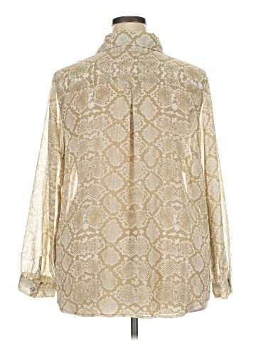 Dana Buchman Long Sleeve Blouse (view 2)