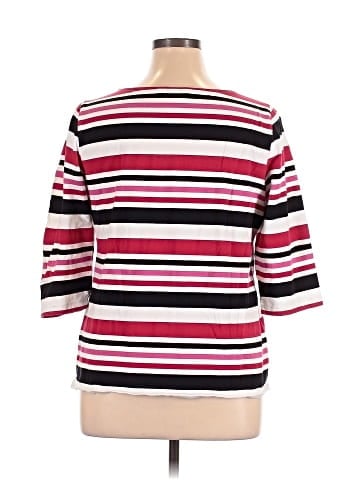 Christopher & Banks 3/4 Sleeve T-Shirt (view 2)