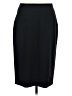 Classiques Entier Solid Black Wool Skirt Size 6 - photo 1