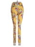 Lularoe Floral Yellow Leggings Size 1X (Tall & Curvy) - photo 2