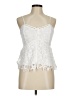 Rebellion 100% Polyester White Sleeveless Blouse Size M - photo 1