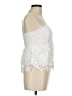Rebellion 100% Polyester White Sleeveless Blouse Size M - photo 4