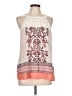 Maurices 100% Polyester Pink Sleeveless Blouse Size L - photo 1