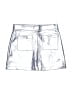 Crewcuts 100% Viscose Metallic Silver Skirt Size 7 - photo 2