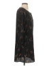 Glam 100% Polyester Print Black Casual Dress Size S - photo 4
