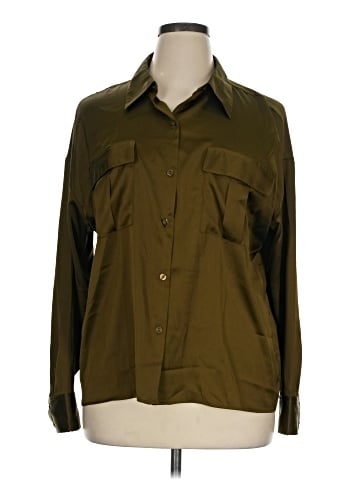 Worthington Long Sleeve Button-Down Shirt (view 1)