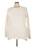 Ava & Viv 100% Acrylic Ivory Pullover Sweater Size 4X - photo 1