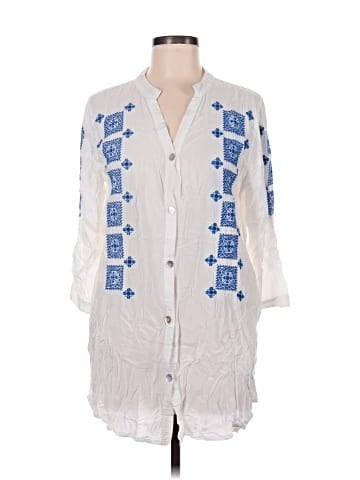 Blue Island Kimono (view 1)
