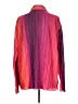 Almost Famous 100% Polyester Color Block Purple Pink Long Sleeve Blouse Size L - photo 2