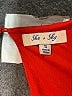 She + Sky Solid Red Romper Size S - photo 4