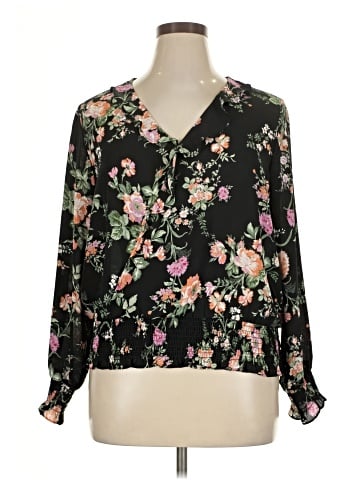 Counterparts Long Sleeve Blouse (view 1)