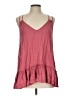 Umgee 100% Rayon Pink Sleeveless Blouse Size L - photo 1