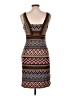 Akemi + Kin Graphic Brown Cocktail Dress Size 10 - photo 2