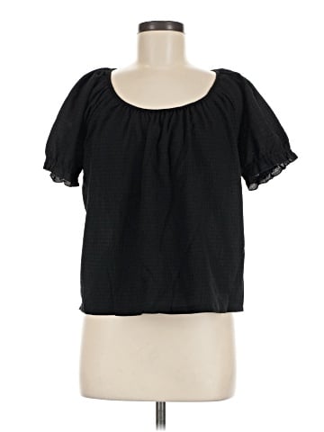 TeXTURE & THREAD Madewell Short Sleeve Blouse (view 1)