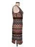 Akemi + Kin Graphic Brown Cocktail Dress Size 10 - photo 4