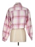 No Comment 100% Polyester Plaid Pink Jacket Size L - photo 2