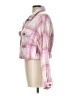 No Comment 100% Polyester Plaid Pink Jacket Size L - photo 5