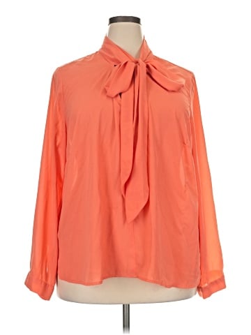 ELOQUII Long Sleeve Blouse (view 1)