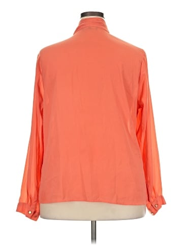 ELOQUII Long Sleeve Blouse (view 2)