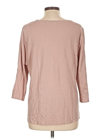 LOGO by Lori Goldstein 3/4 Sleeve T-Shirt (view 2)