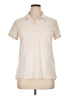 Nike 100% Polyester Ivory Short Sleeve Polo Size XL - photo 1