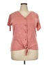 Weatherproof Pink Short Sleeve Top Size XXL - photo 1