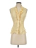 Fei Yellow Sleeveless Blouse Size 2 - photo 1