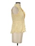 Fei Yellow Sleeveless Blouse Size 2 - photo 4