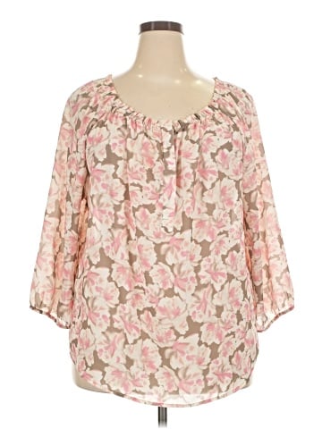 Apt. 9 3/4 Sleeve Blouse (view 1)