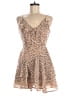 Japna 100% Polyester Polka Dots Tan Romper Size M - photo 1