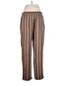NYCC 100% Polyester Chevron-herringbone Brown Casual Pants Size L - photo 2