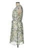 Max Studio 100% Polyester Floral Blue Cocktail Dress Size L - photo 5