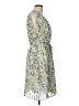Max Studio 100% Polyester Floral Blue Cocktail Dress Size L - photo 4