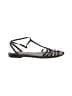 J.Crew 100% Leather Black Sandals Size 11 - photo 1