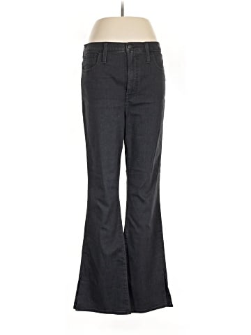 Madewell Skinny Flare Jeans in Bellhaven Wash: Slit-Hem Edition (view 1)