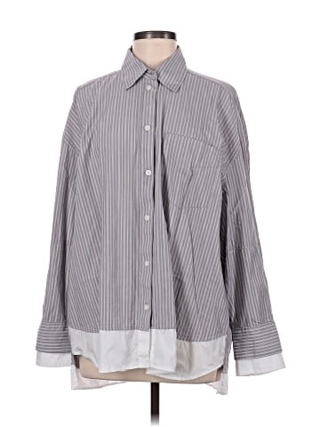 Zara Long Sleeve Button-Down Shirt (view 1)