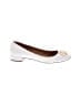 Tory Burch 100% Leather White Flats Size 8 1/2 - photo 1
