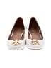 Tory Burch 100% Leather White Flats Size 8 1/2 - photo 2
