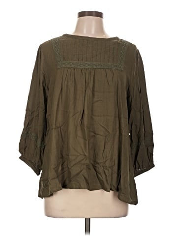 Maurices 3/4 Sleeve Blouse (view 1)