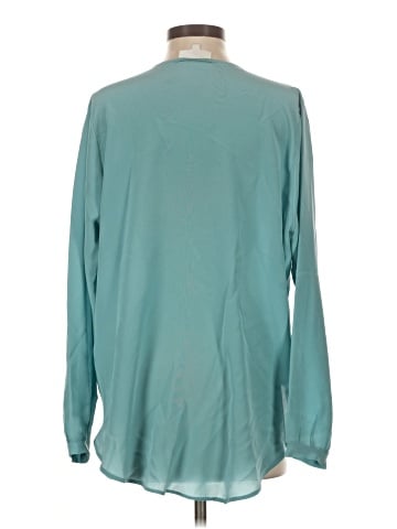Alexis Long Sleeve Silk Top (view 2)