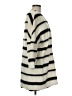 Marella Stripes Ivory Coat Size 6 - photo 4