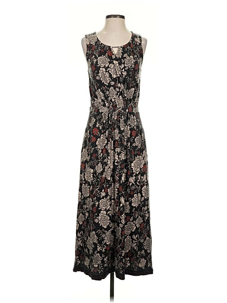 Pre-owned Garnet Hill Casual Dress In Black