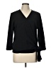 Ann Taylor Black 3/4 Sleeve Blouse Size L - photo 1