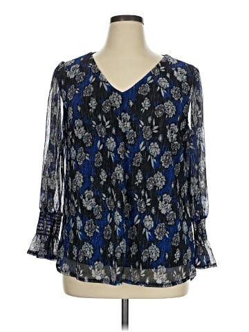 Cato 3/4 Sleeve Blouse (view 1)