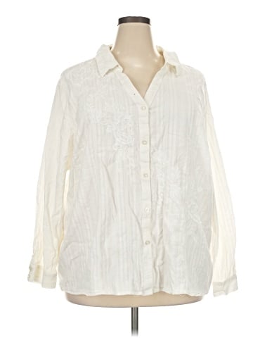 Catherines Long Sleeve Blouse (view 1)