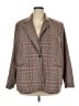 Torrid Plaid Brown Blazer Size 2X Plus (2) - photo 1