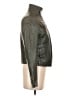 Boston Proper 100% Leather Green Leather Jacket Size 2 - photo 4
